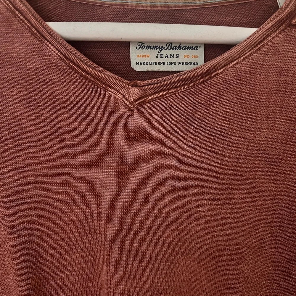 Men's Rust Long Sleeve Shirt - Picture 2 of 5
